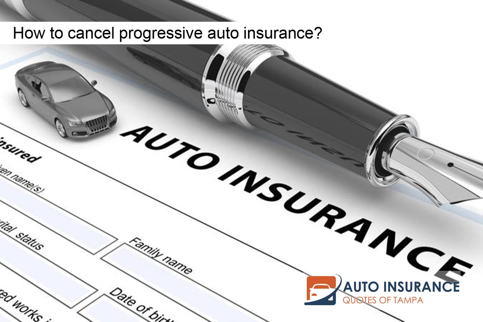 How to cancel progressive auto insurance?